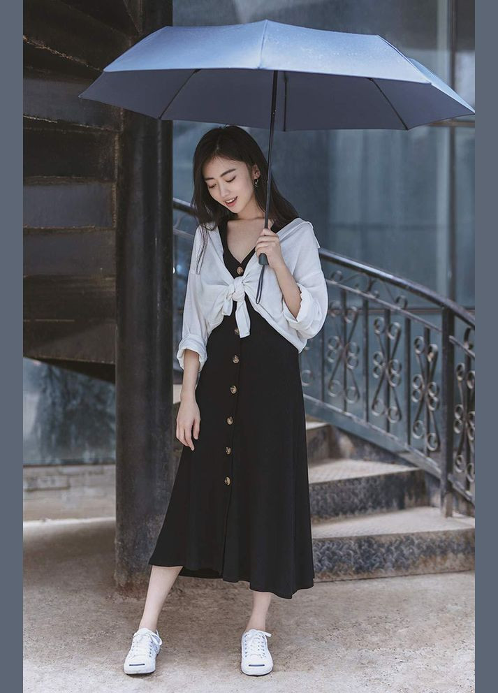 Зонт Xiaomi 90 Ninetygo Super Portable Automatic Umbrella Gray (6941413204224) RunMi (272157425)