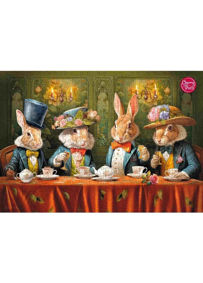 Пазл "Вечірка у кроликів", 500 елементів 20050, в коробці (5903728720050) Cherry Pazzi (367114918)