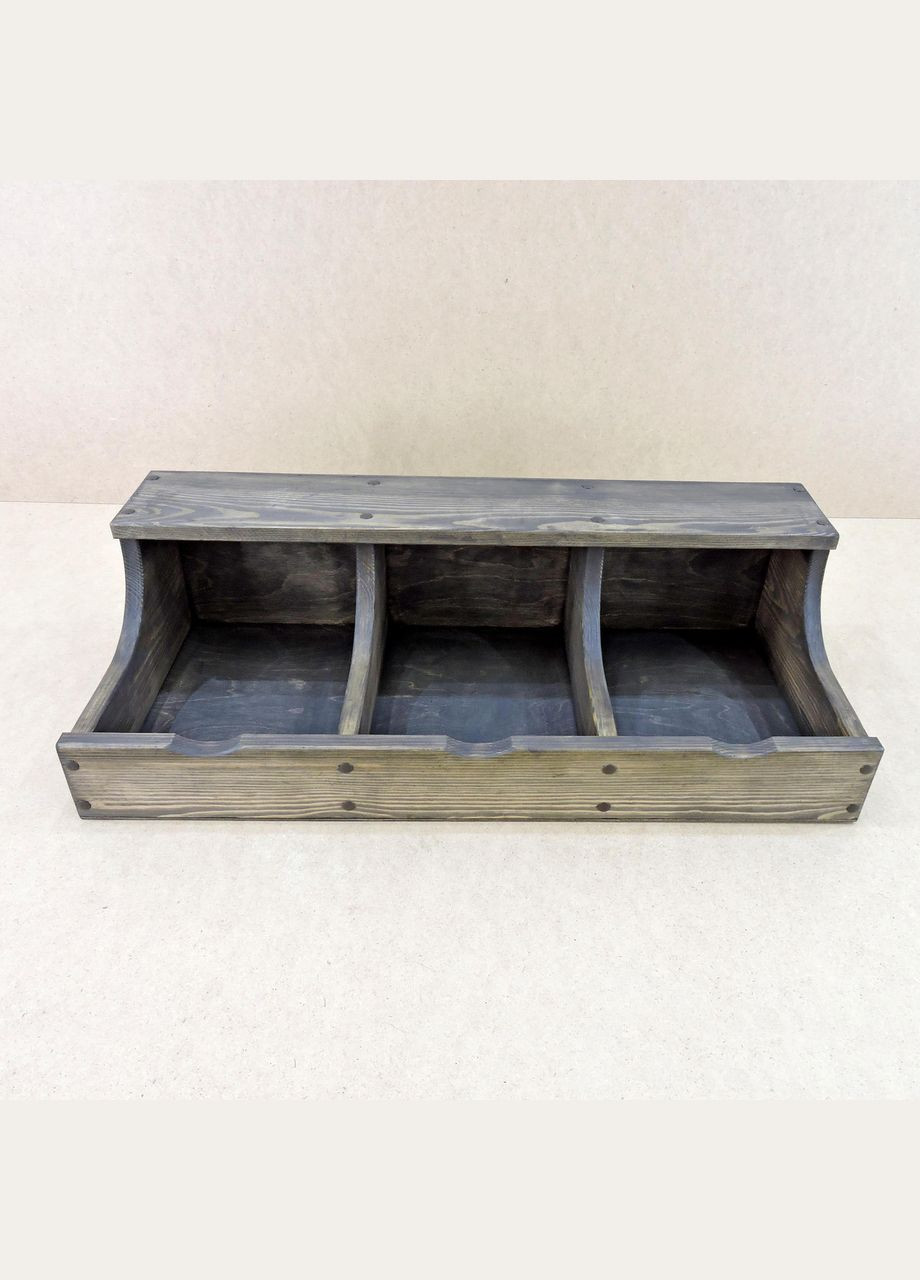 Лоток для овочів і фруктів з дерева Артишок моріон (ЯХО-001511) No Brand (327847057)