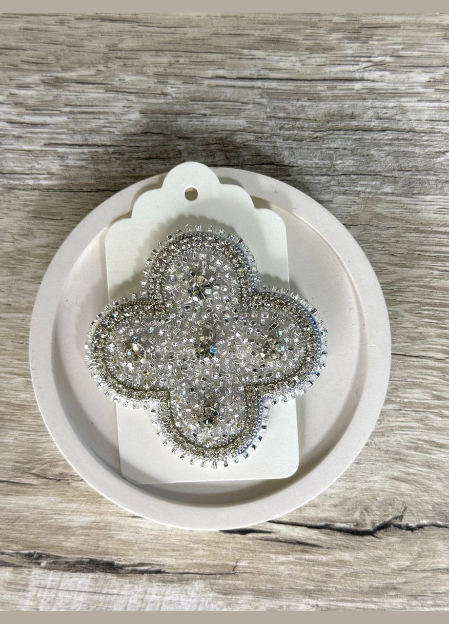 Брошь "ВанКлиф серебряный" HeartLight (338379246)