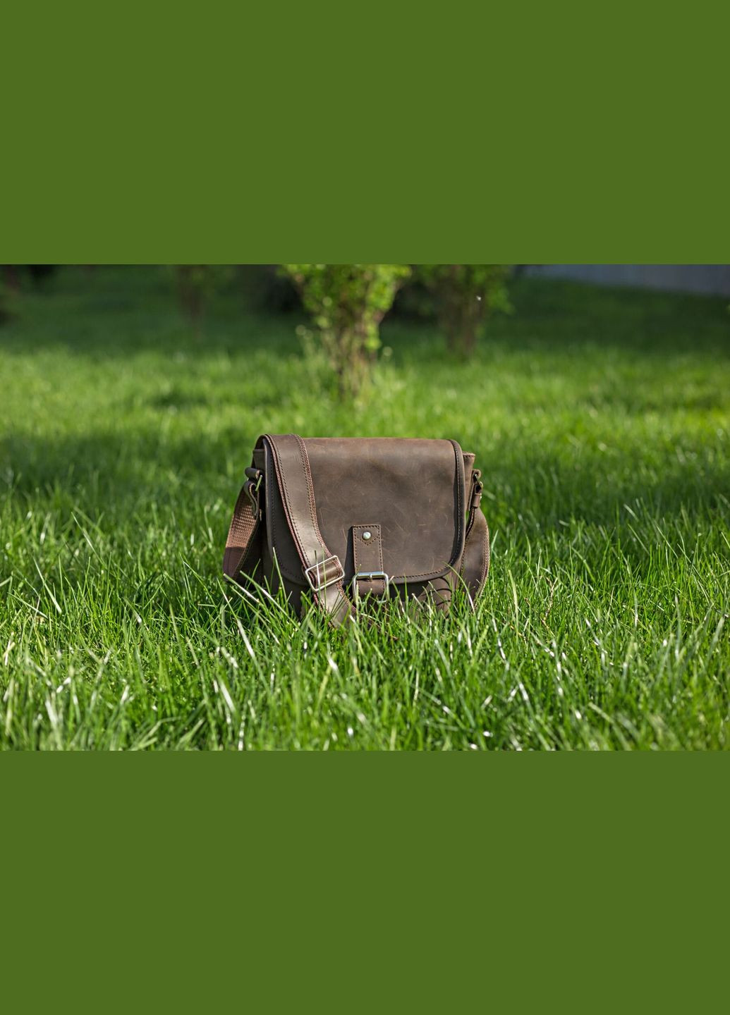 Сумка 00890 з вінтажній шкіри Коричнева Shvigel (331910137)