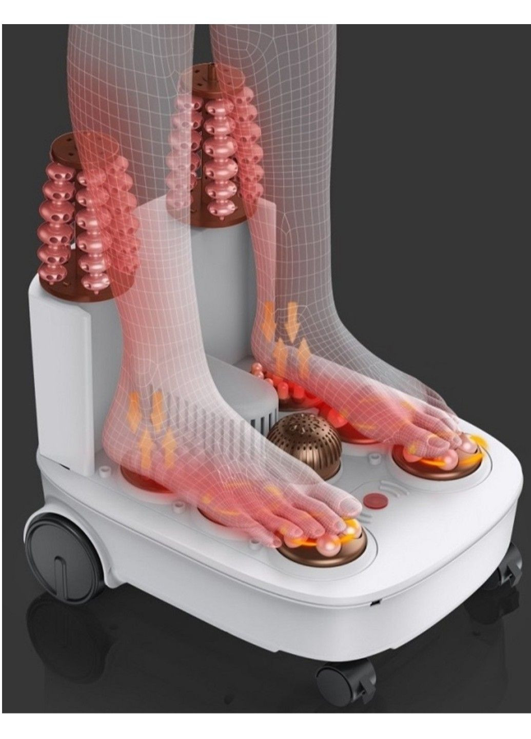 Массажер для ног с подогревом Benbo ZY-968 гидромассажная ванночка No Brand (331639456)