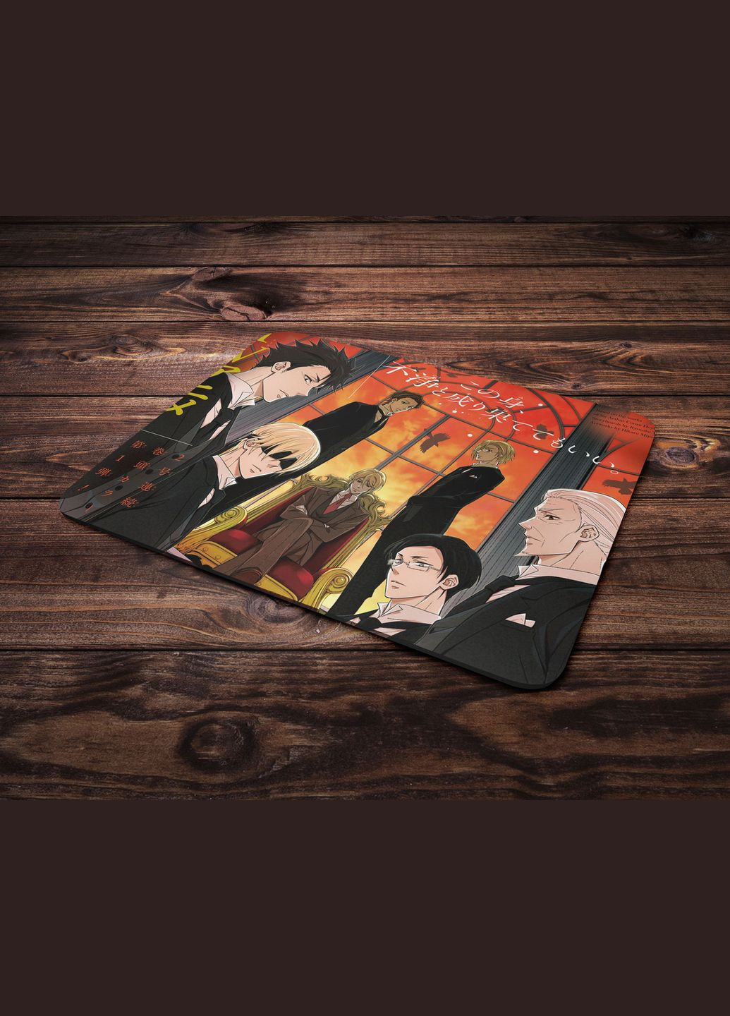 Коврик под мышку c принтом Патриотизм Мориарти Yuukoku no Moriarty-, 24х20 см No Brand 1 (324078017)