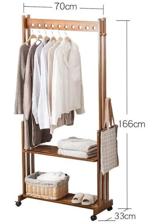 Стійка вішалка для одягу з дерева Болгарі мускат (СВГ-004507) No Brand (328082050)