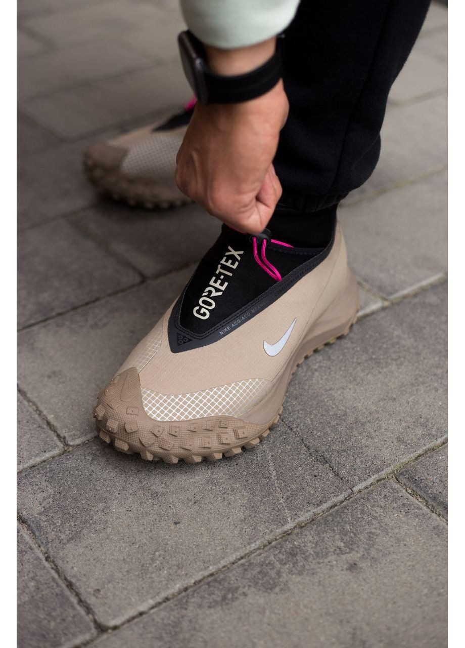 Черные демисезонные кроссовки мужские nike acg mountain fly gore-tex найк асж маунс флай No Brand