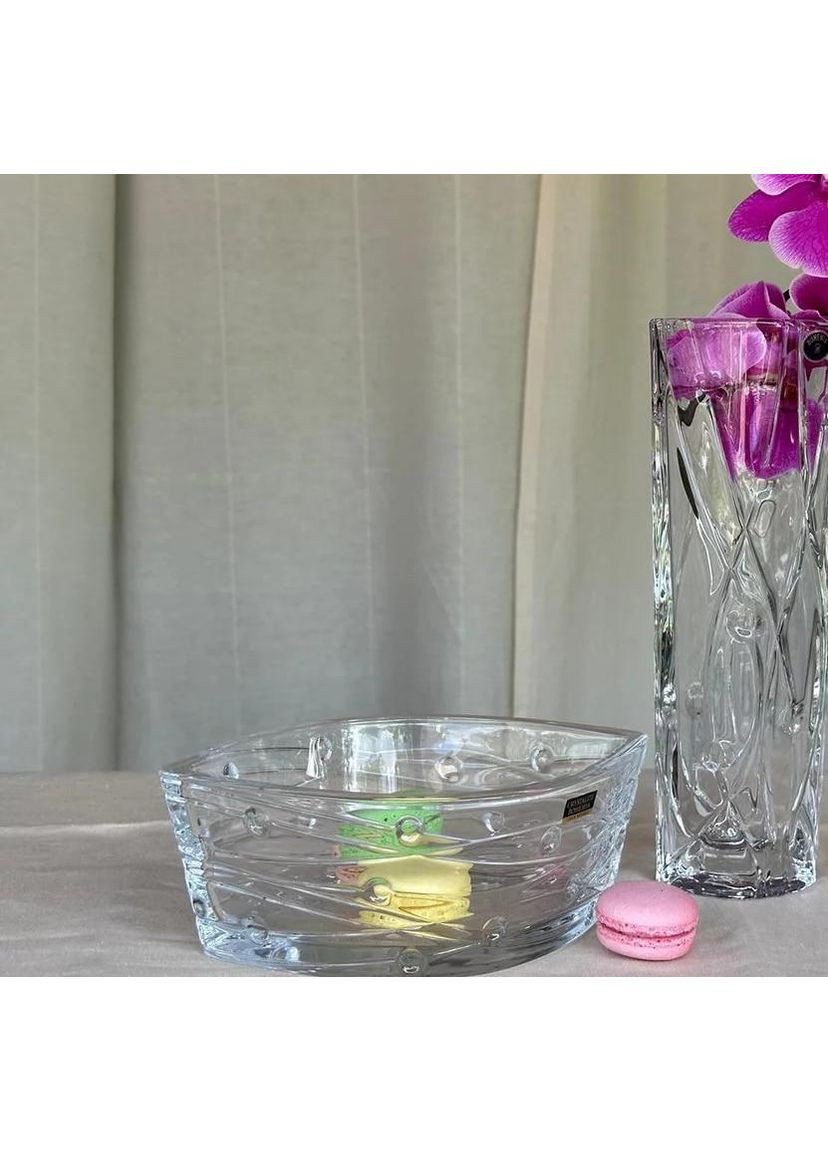 Фруктівниця (цукерниця) скляна Labyrinth 6K878/99J52/205 Bohemia (334009679)
