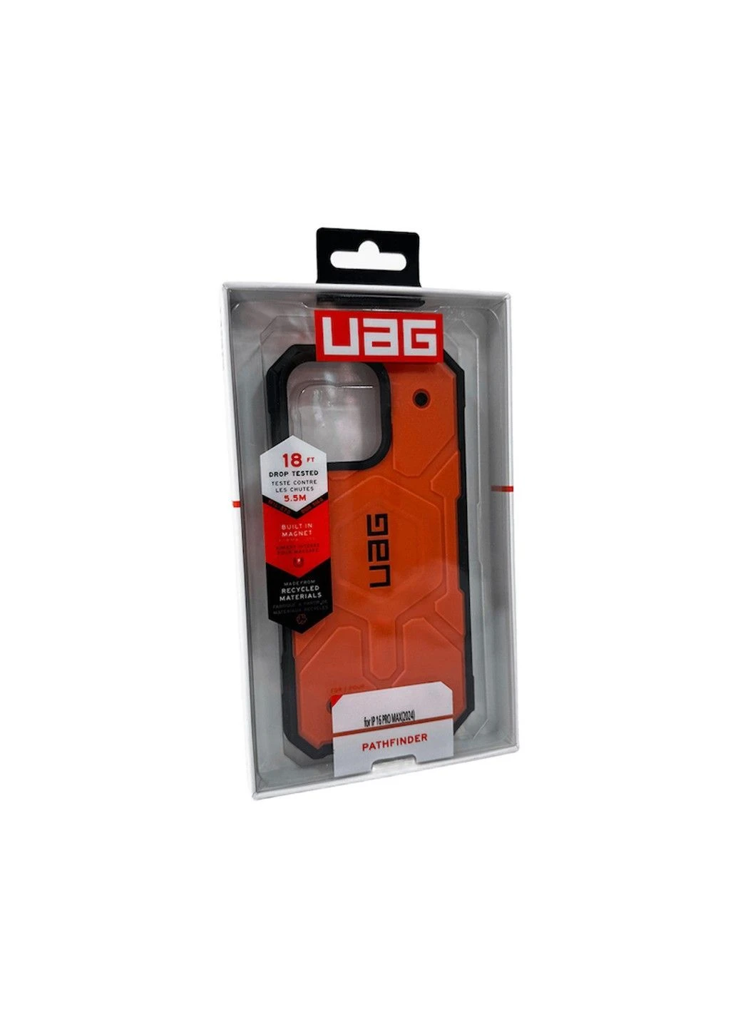Чохол для смартфона UAG AAA Pathfinder Mag для Apple iPhone 16 Pro Orange Urban Armor Gear (392479667)