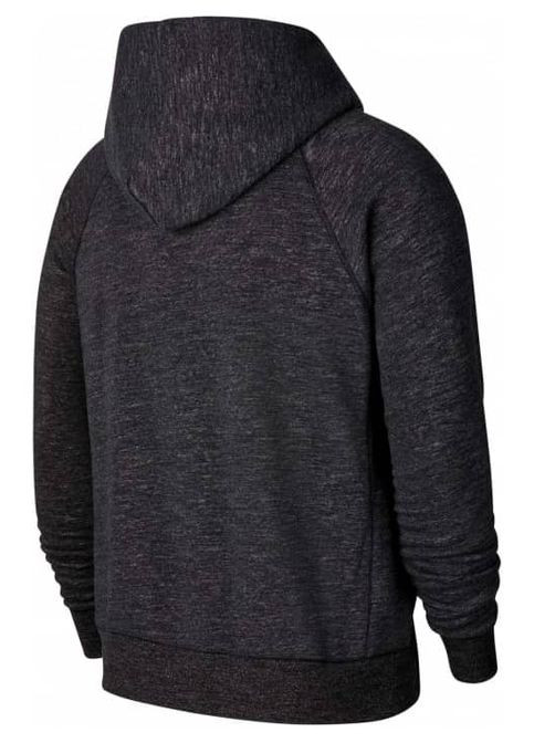 Толстовка худи кофта Nike heritage fleece zip hoody - black heather (289478662)