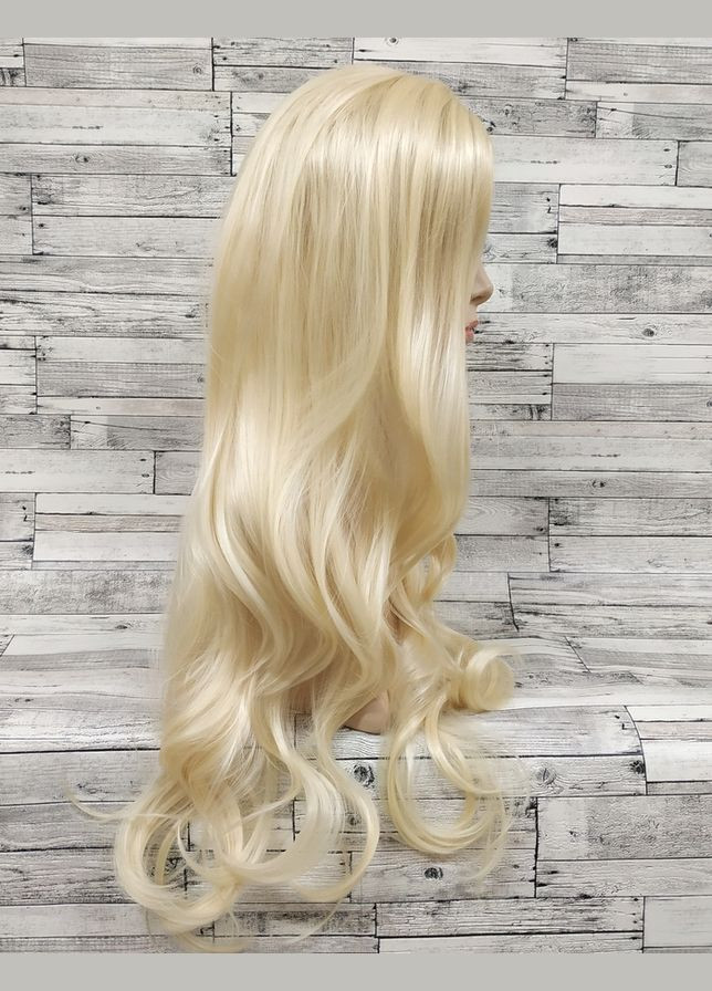 Парик волнистый с пробором имитация кожи длинный без челки No Brand 5782 (280911749)