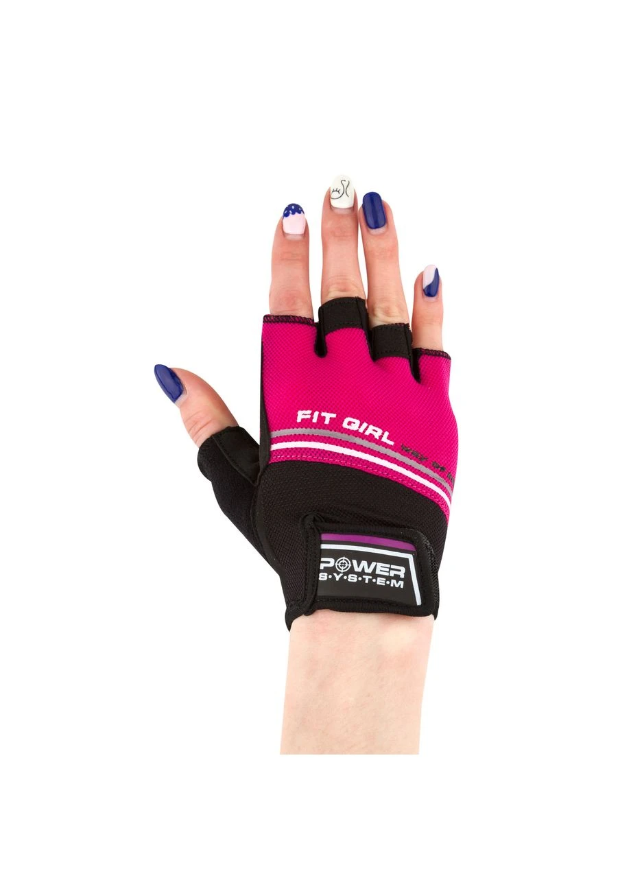 Перчатки для фитнеса PS-2920 Fit Girl Evo Pink (A-011957) Power System (337990222)