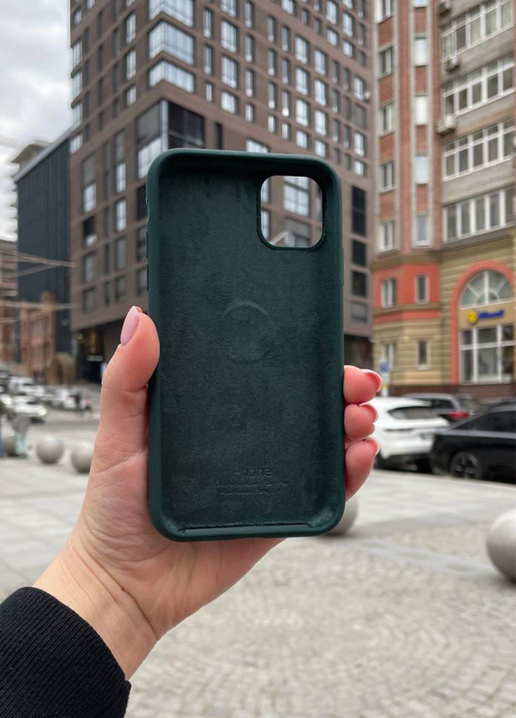 Чехол для iPhone 11 зеленый Pacific Green Silicone Case силикон кейс No Brand (289754203)