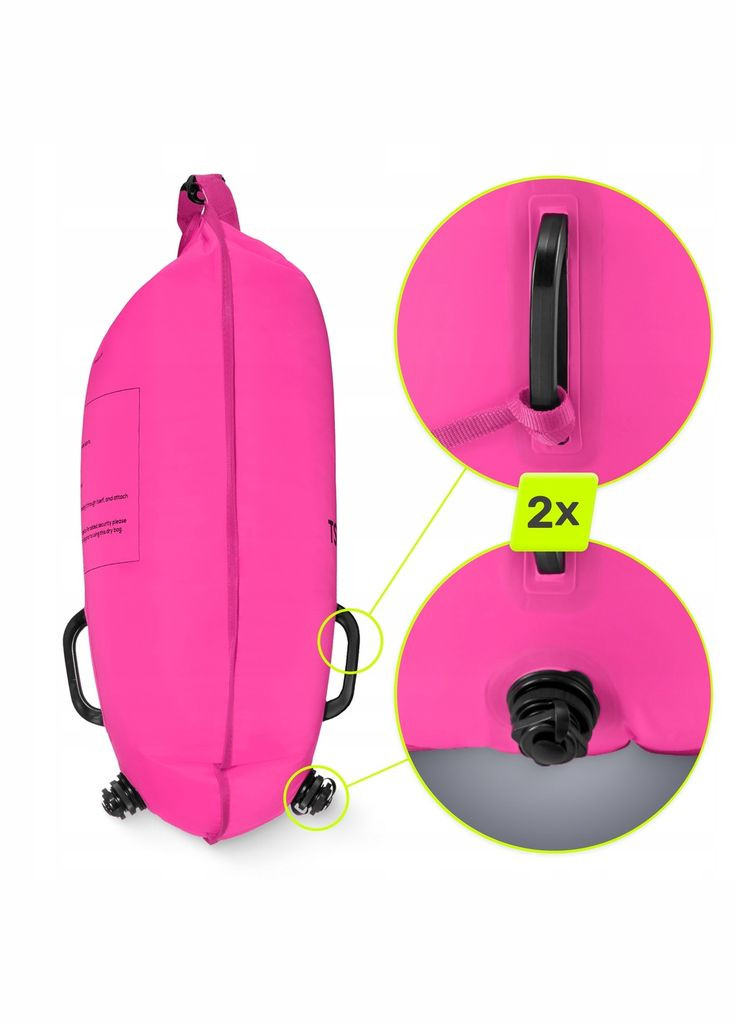 Буй для плавання надувний 2 в 1 Pink () TSUNAMI P-5907739314031 (275333921)