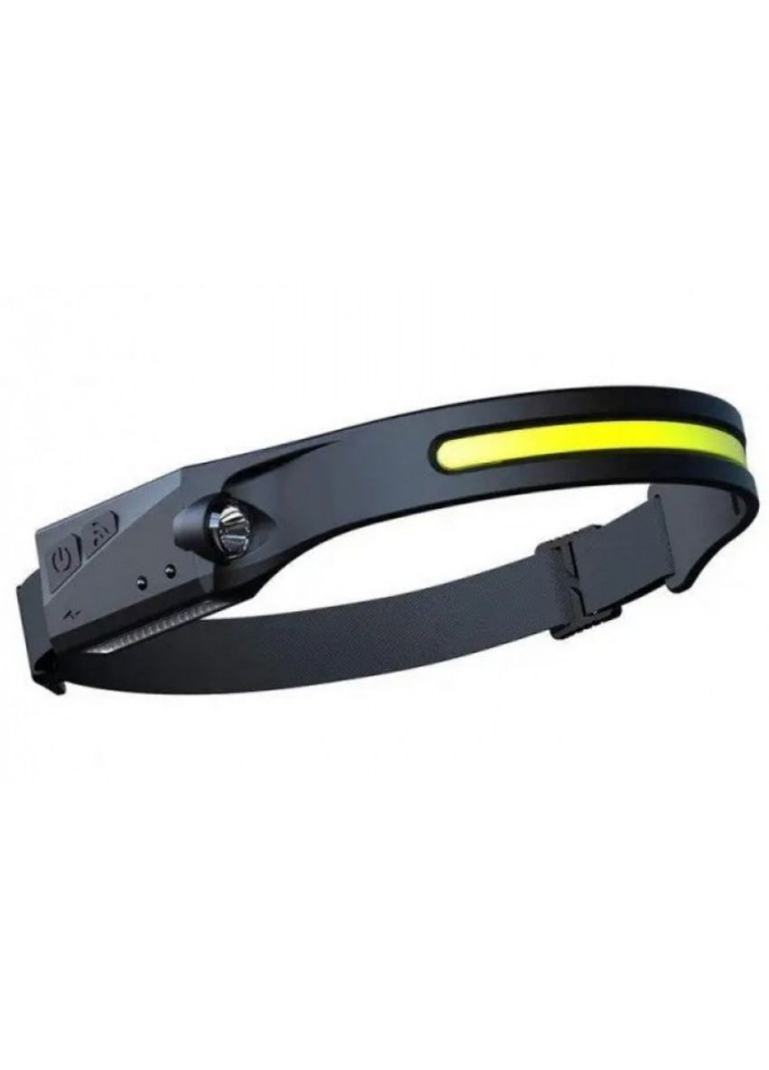 Ліхтарик налобний акумуляторний BL-G28 XPE+COB USB зарядка+датчик руху (1756375758) Bailong (335237567)