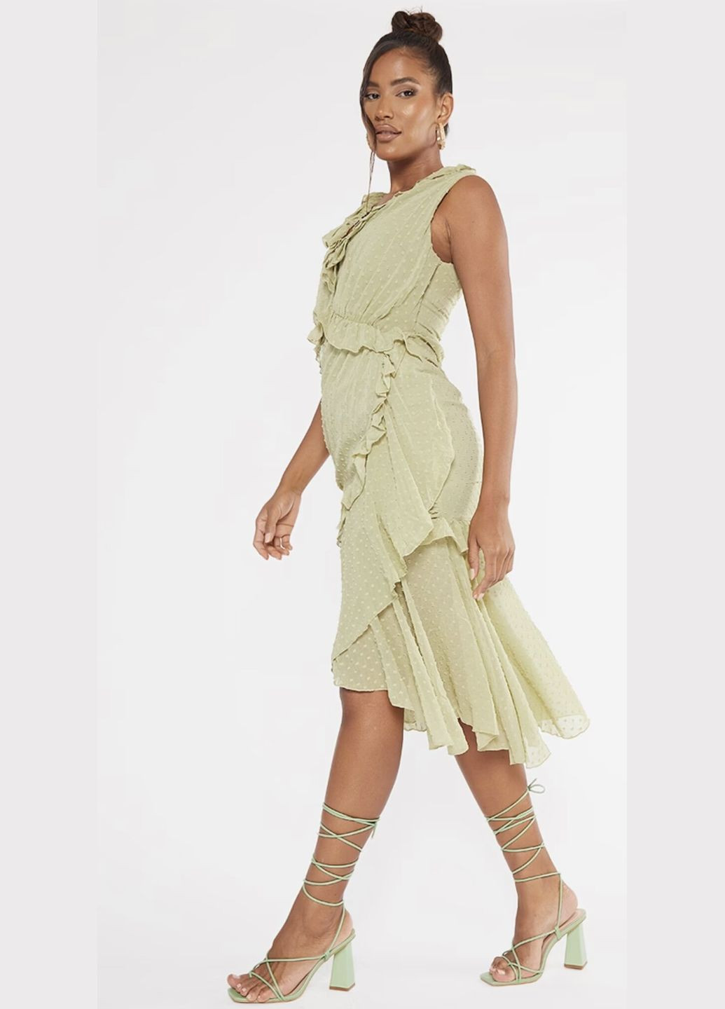 Зелена сукня m зелена 322- PrettyLittleThing