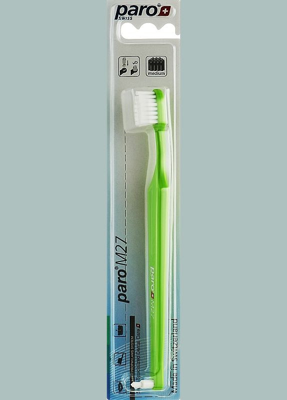 Зубная щетка "M27", салатовая Isola F Зубная щетка "M27", салатовая (2-947356) Paro Swiss (369793346)