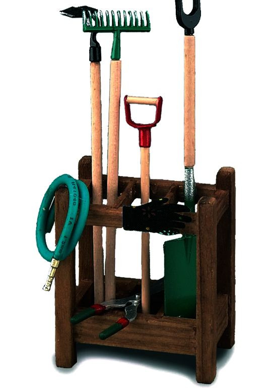 Органайзер для садового інвентарю з дерева Баріо капучино (ОСН-000109) No Brand (328961019)