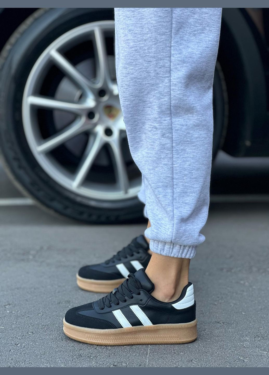 Черные кеды женские черные демисезонные на высокой подошве повседневные стильные кроссовки No Brand