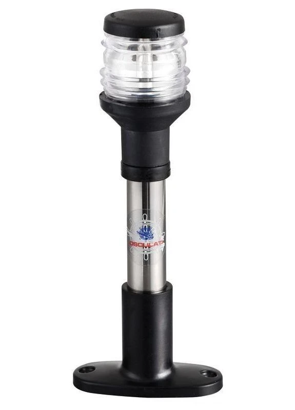 Клот, щогла Compact - 20 см, чорний пластик, 5 Вт Osculati (381008996)