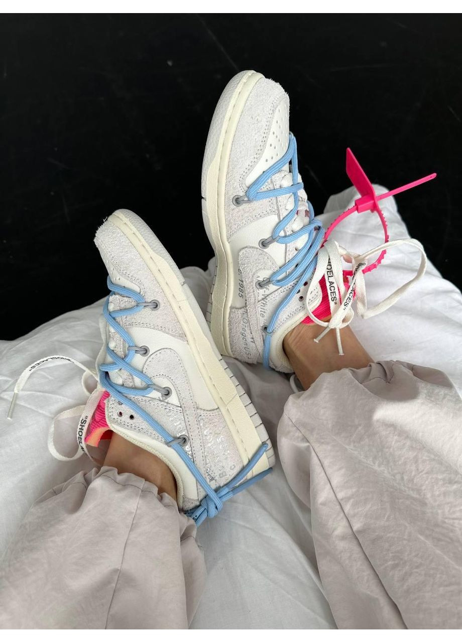 КРОСІВКИ ЖІНОЧІ NIKE SB DUNK X OFF WHITE | LOT 38:50 НАЙК СБ ДАНК No Brand бежеві демісезони (367173755)