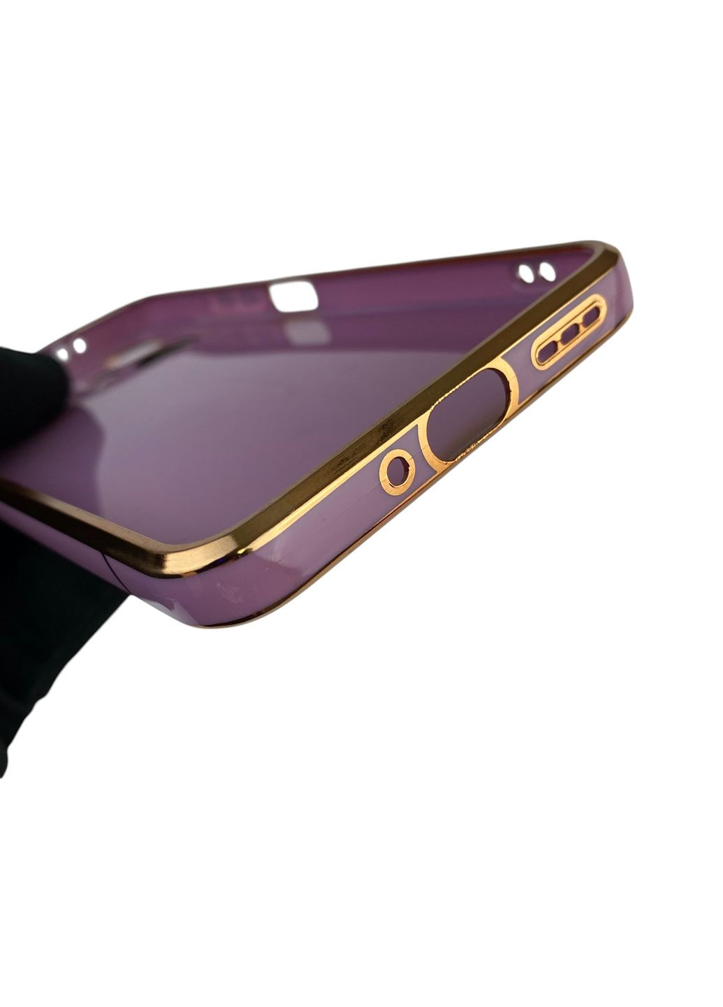 Чехол для Redmi Note 12 5G с защитой камеры с золотой окантовкой на сяоми редми нот 12 черничный gs1 Xiaomi (366228532)