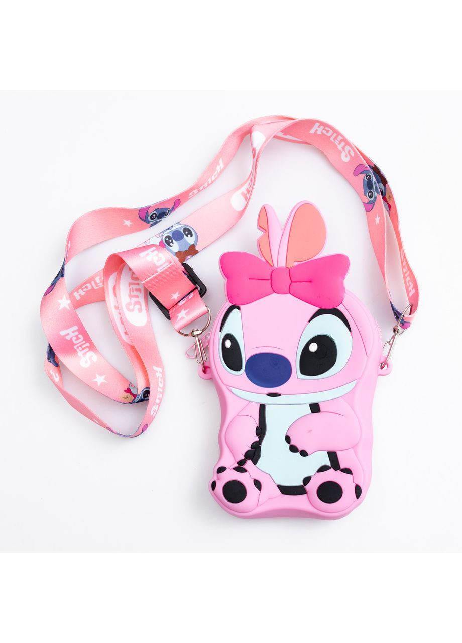 Детская силиконовая сумка Стич 13×9×2.5 (см) через плечо HP-55-5P Yiwu (370800165)