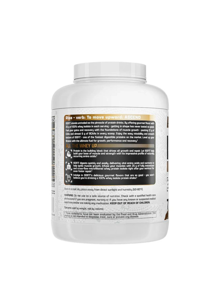 Сироватковий ізолят Isofit Шоколадний коктейль 70 порцій Nutrex (362411809)