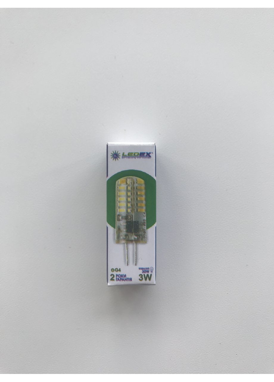 Світлодіодна капсульна лампа 3W 3Вт 3Ват G4 220V 220В 220Вольт 3000К Ledex (369369450)