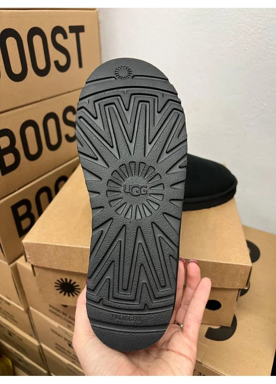 Женские UGG Mini Black (Замша) No Brand (364860426)