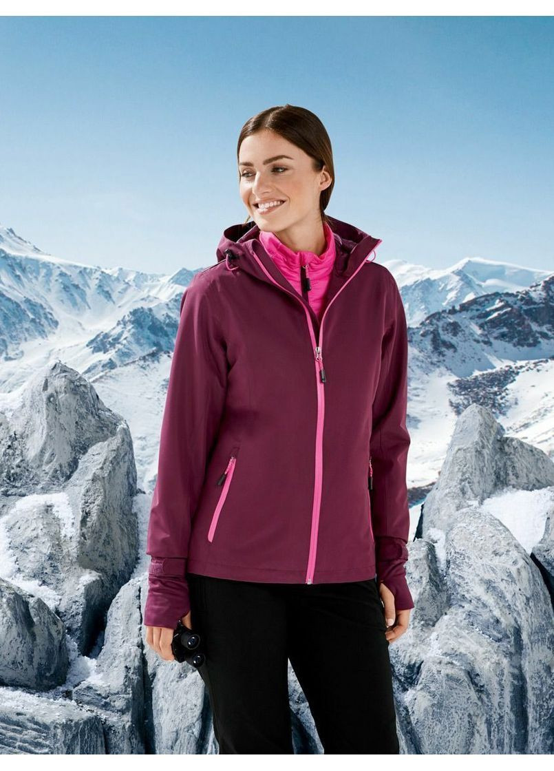 Бордовая демисезонная термокуртка 2в1 Crivit