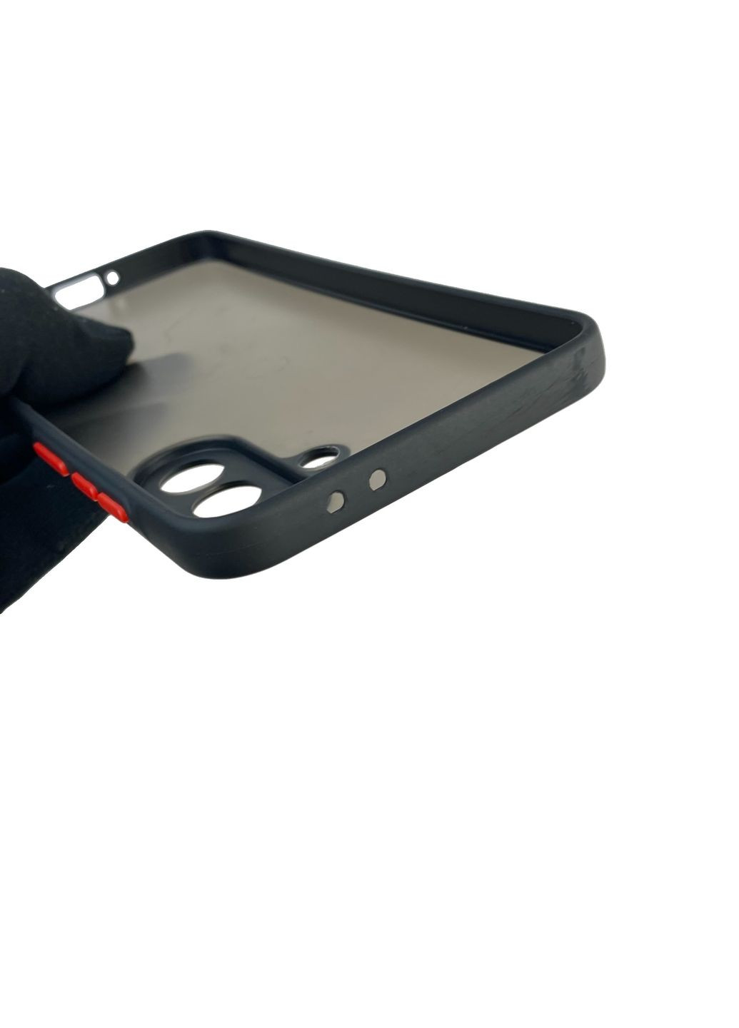 Чехол для телефона Galaxy A56 (SM-A566B) с высокими бортами с защитой камеры на самсунг а56 черный Samsung (366018965)