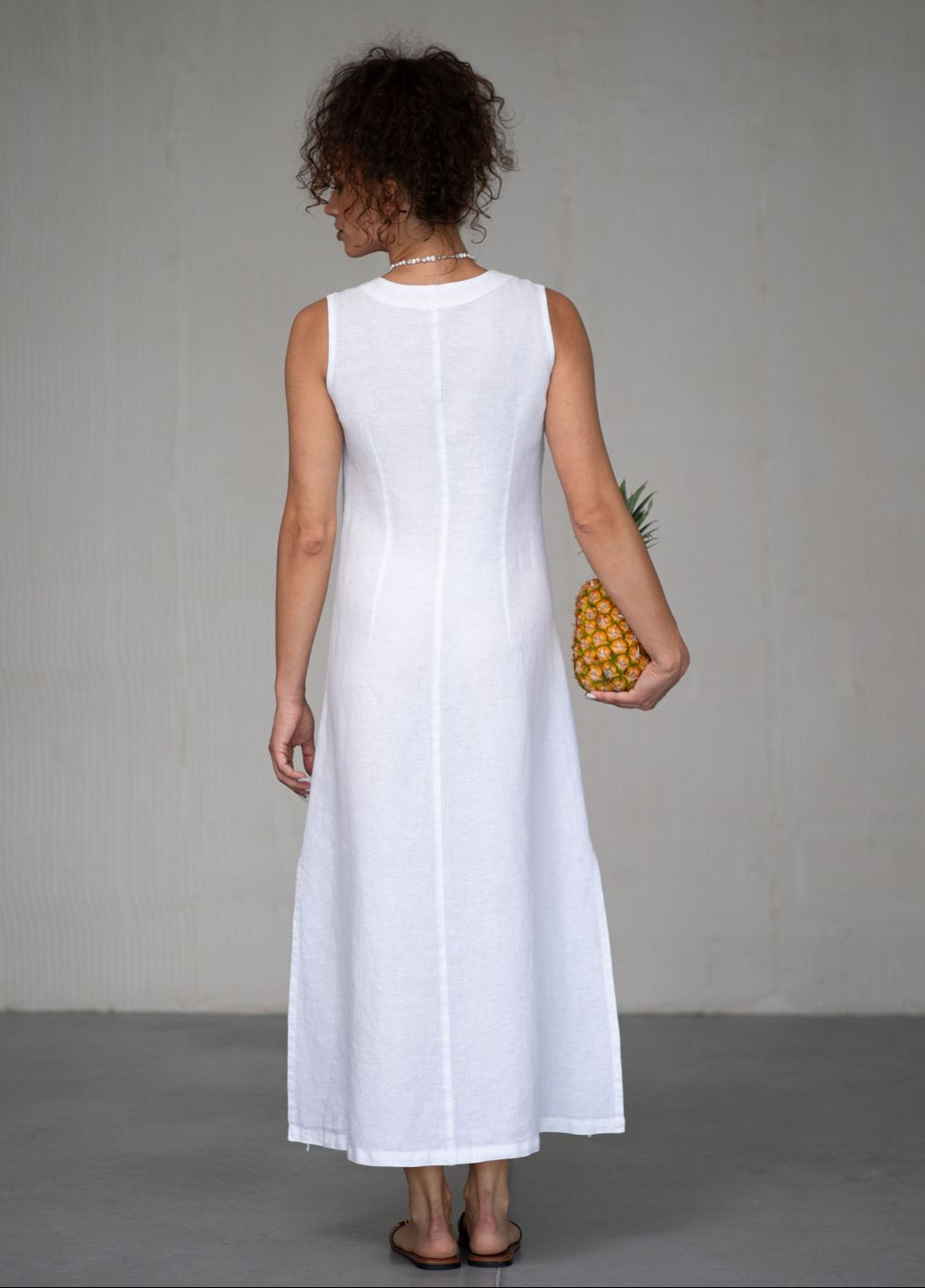 Белое платье женское 139-25/09 белое Edelvika