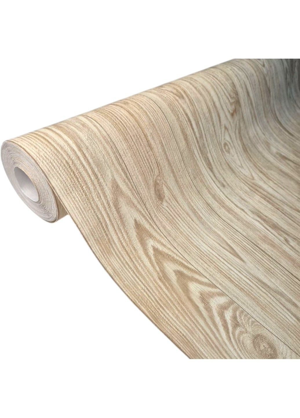 Обои метровые виниловые 10,05×1,06 м Славянские обои 319-01, бежевые для гостиной, спальни, коридора, прихожей Слов'янські шпалери (340275383)
