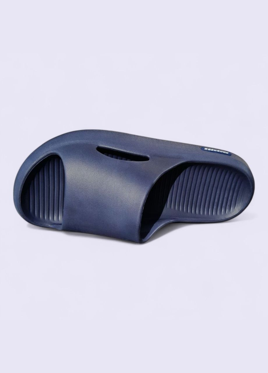 Цветные повседневные мужские шлепки синего цвета размер 41(25,5см.) Progres