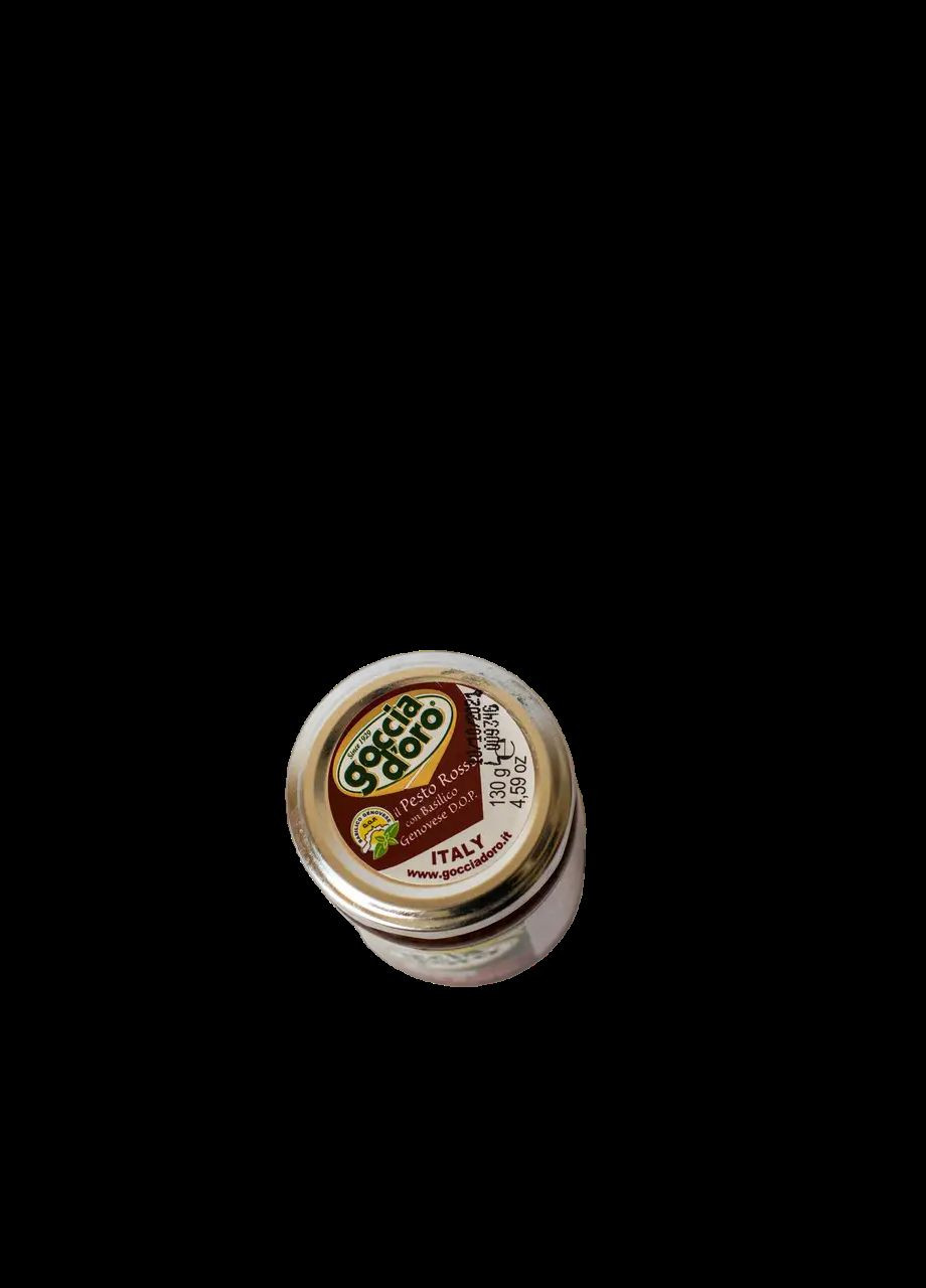 Соус Песто Rosso соус Pesto з томатами - 0,13 л. (ІТАЛІЯ) - ОРИГІНАЛ Goccia D'Oro (303213504)