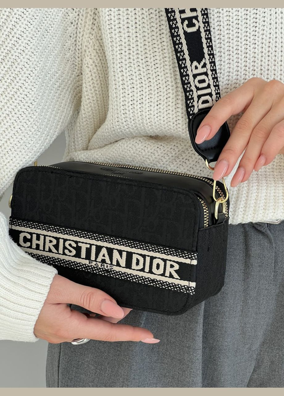 Сумка Кристиан Диор Textile черный No Brand (322457926)