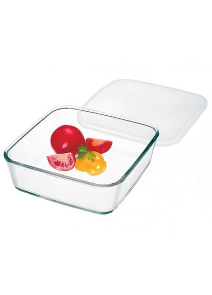 Емкость квадратная с пластмассовой крышкой 150х150х45мм.Color s7486/D Simax (361399224)