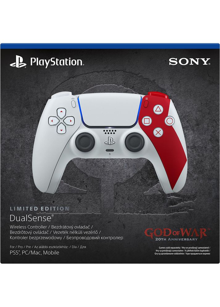 Геймпад Sony Dualsense BT God of War 20th Anniversary Limited Edition для PS5/PS5 Pro (1000048626) PlayStation (366828255)