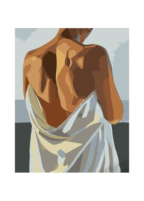 Картина за номерами ПРЕМІУМ Після ванни розміром см (DY329) Strateg (362432333)