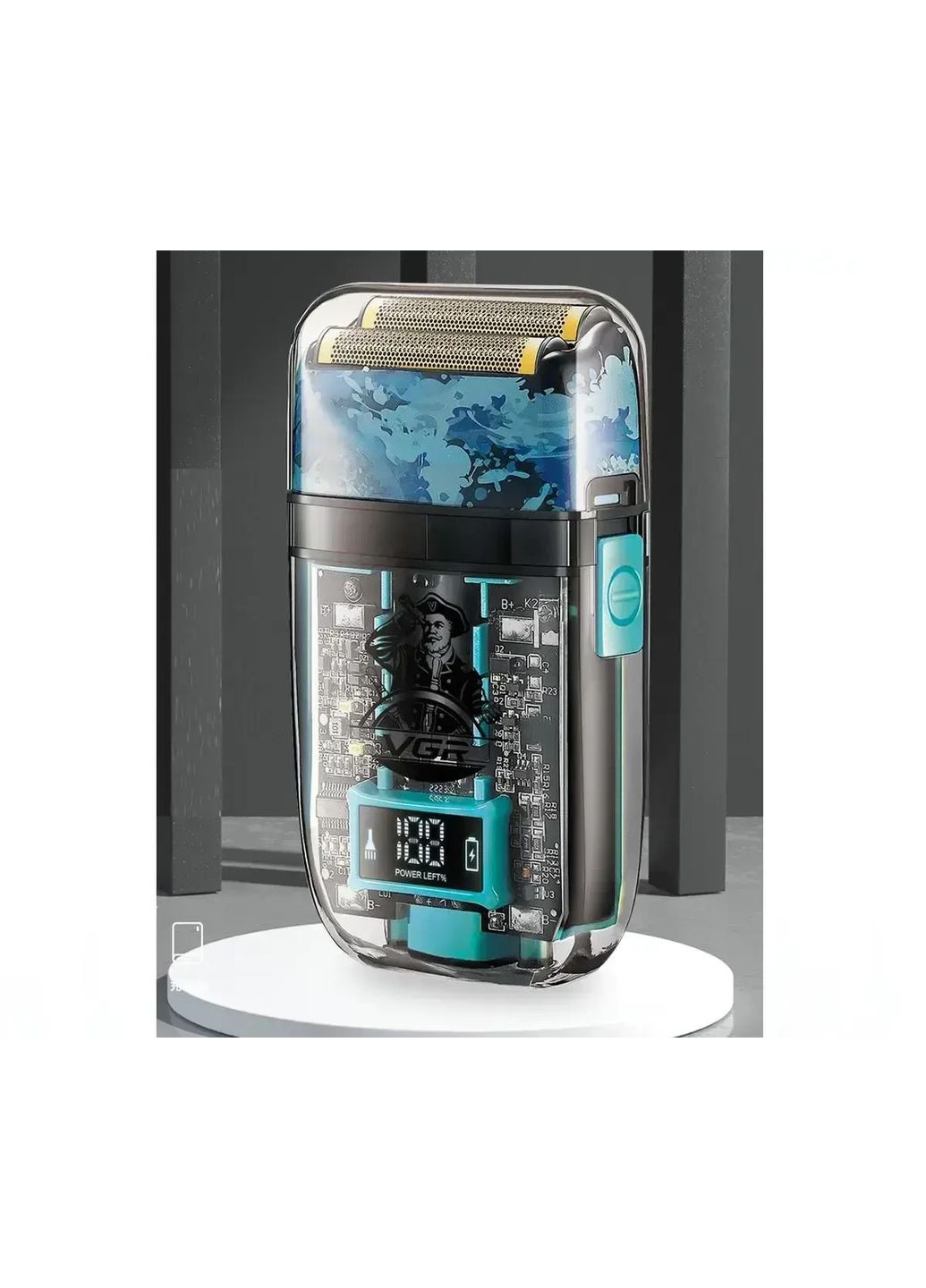 Електробритва VGR V-352 шейвер, подвійне лезо, IPX5, LED Display Hopestar (372113852)