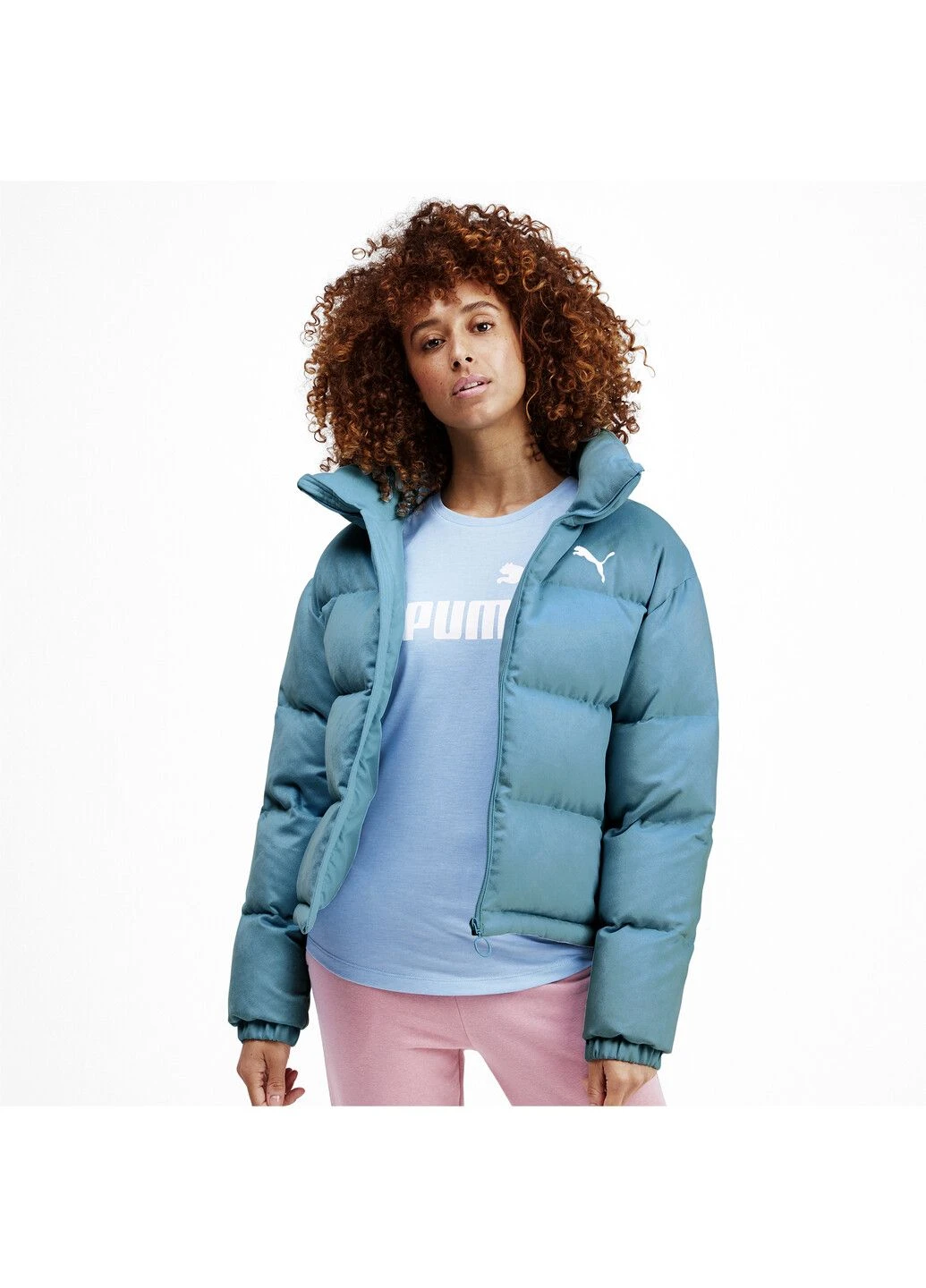Синяя демисезонная куртка Puma