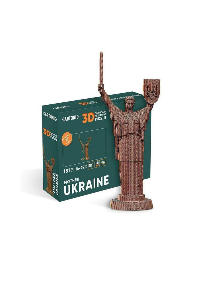 Картонний конструктор " 3D Puzzle MOTHER UKRAINE" Cartonic (313103102)