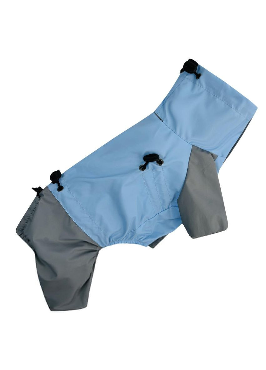 Дощовик з фіксаторами блакитно сірий M-121 Розмір 7 Dogs Bomba (370275762)