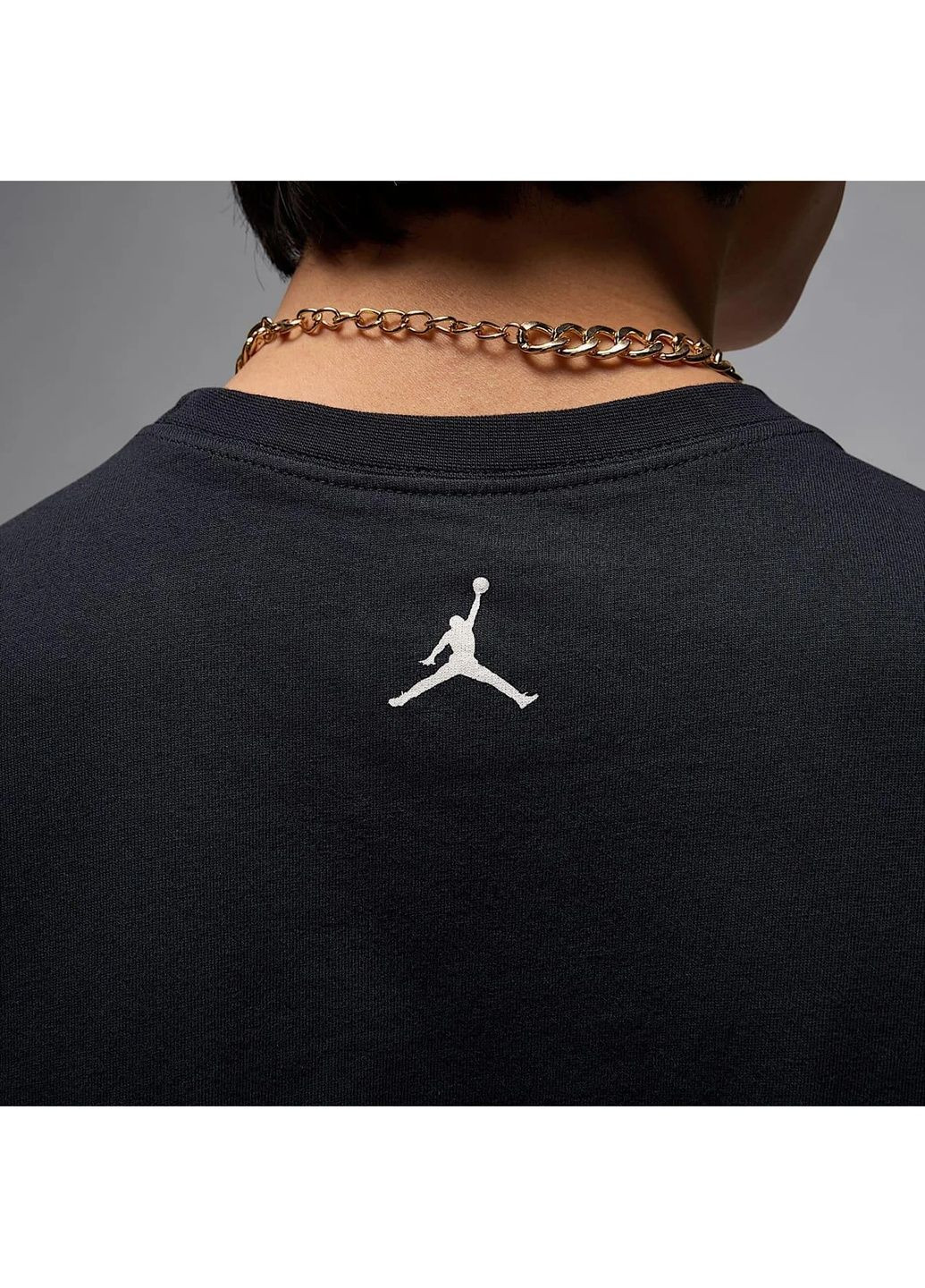 Черная футболка мужская flight mvp black Air Jordan