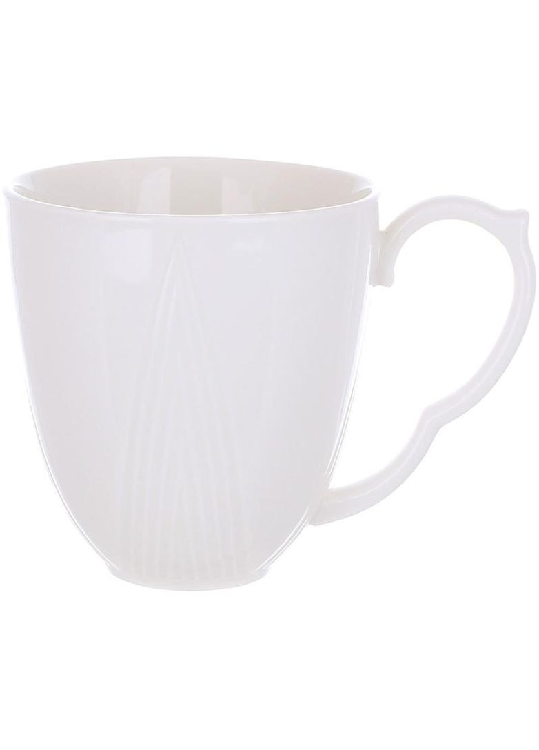 Чашка фарфоровая White Grace 350мл, белый фарфор BonaDi (372173458)