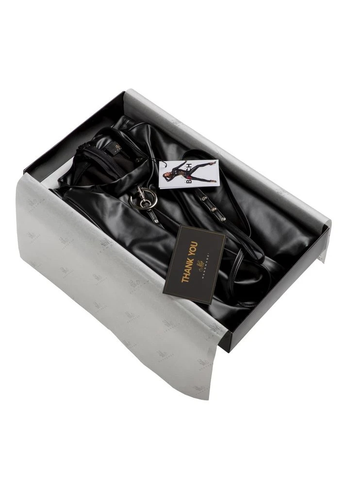 Спідниця-пояс для панчіх F156 Noir Handmade L No Brand (303882124)