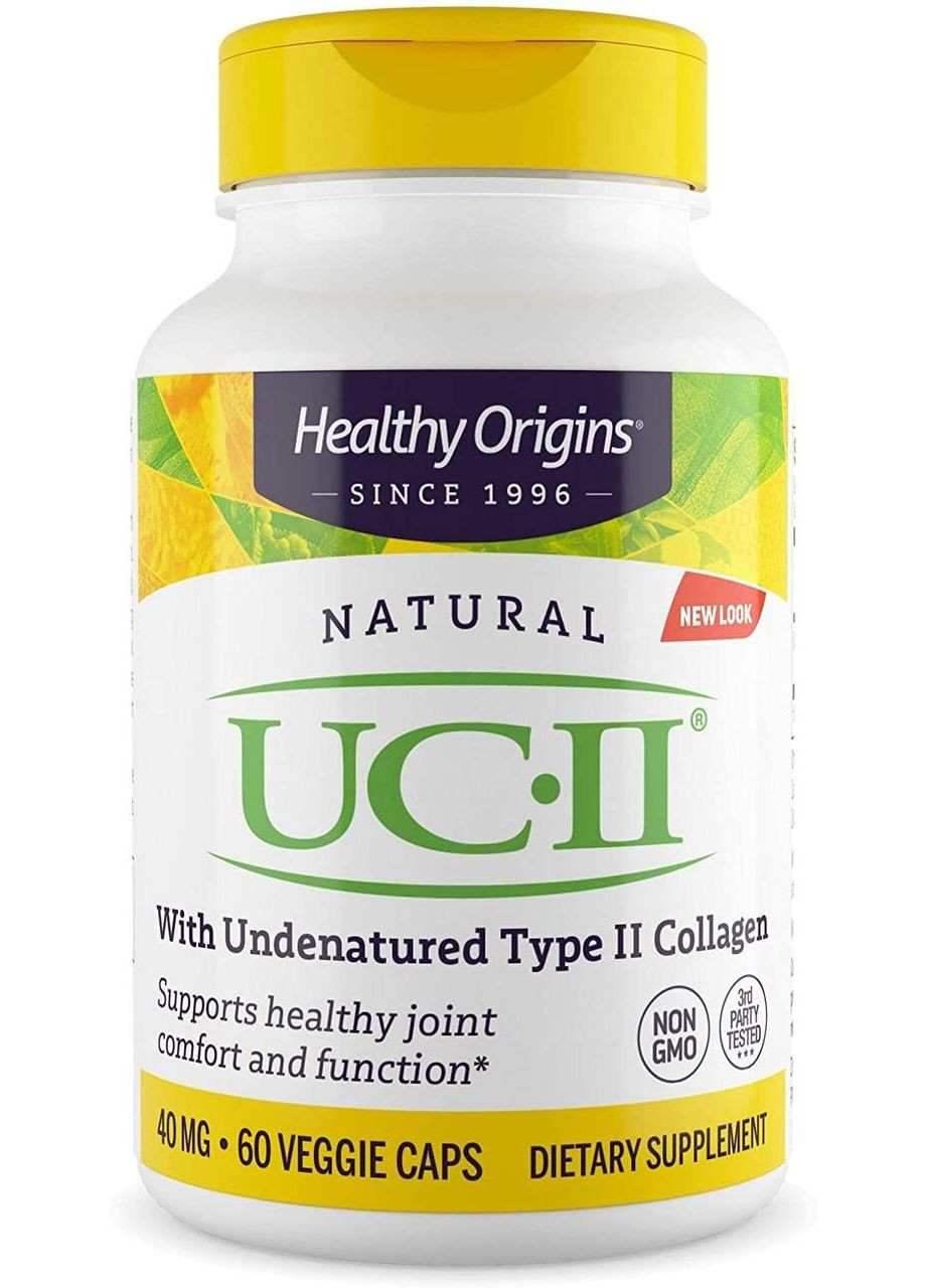 Коллаген II типа неденатурированный UC-II 60 вег капс Healthy Origins (359473905)