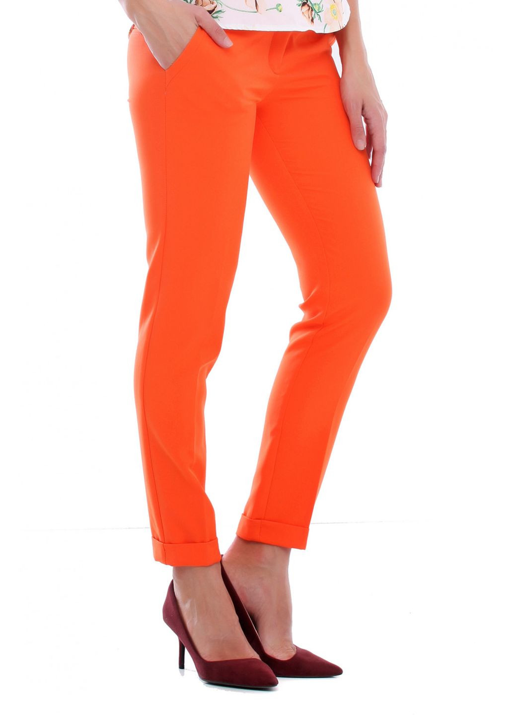 Брюки женские с карманами с узким кроем (ll94420037) LadyLike (333341455)