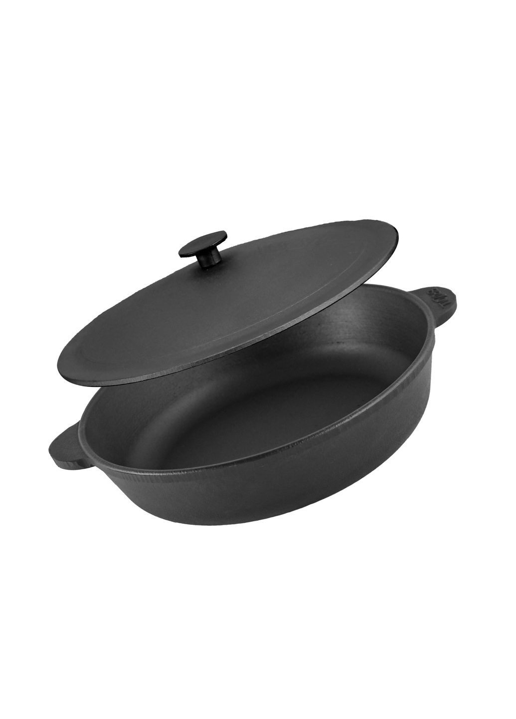 Жаровня чавунна з чавунною кришкою 300 х 60 мм Brizoll (322732393)