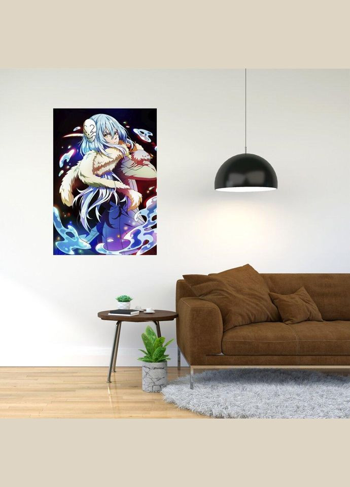 Плакат- с принтом Tensei shitara Slime Datta Ken-О моем перерождении в слизь A2 А0 Кавун постер (316208858)