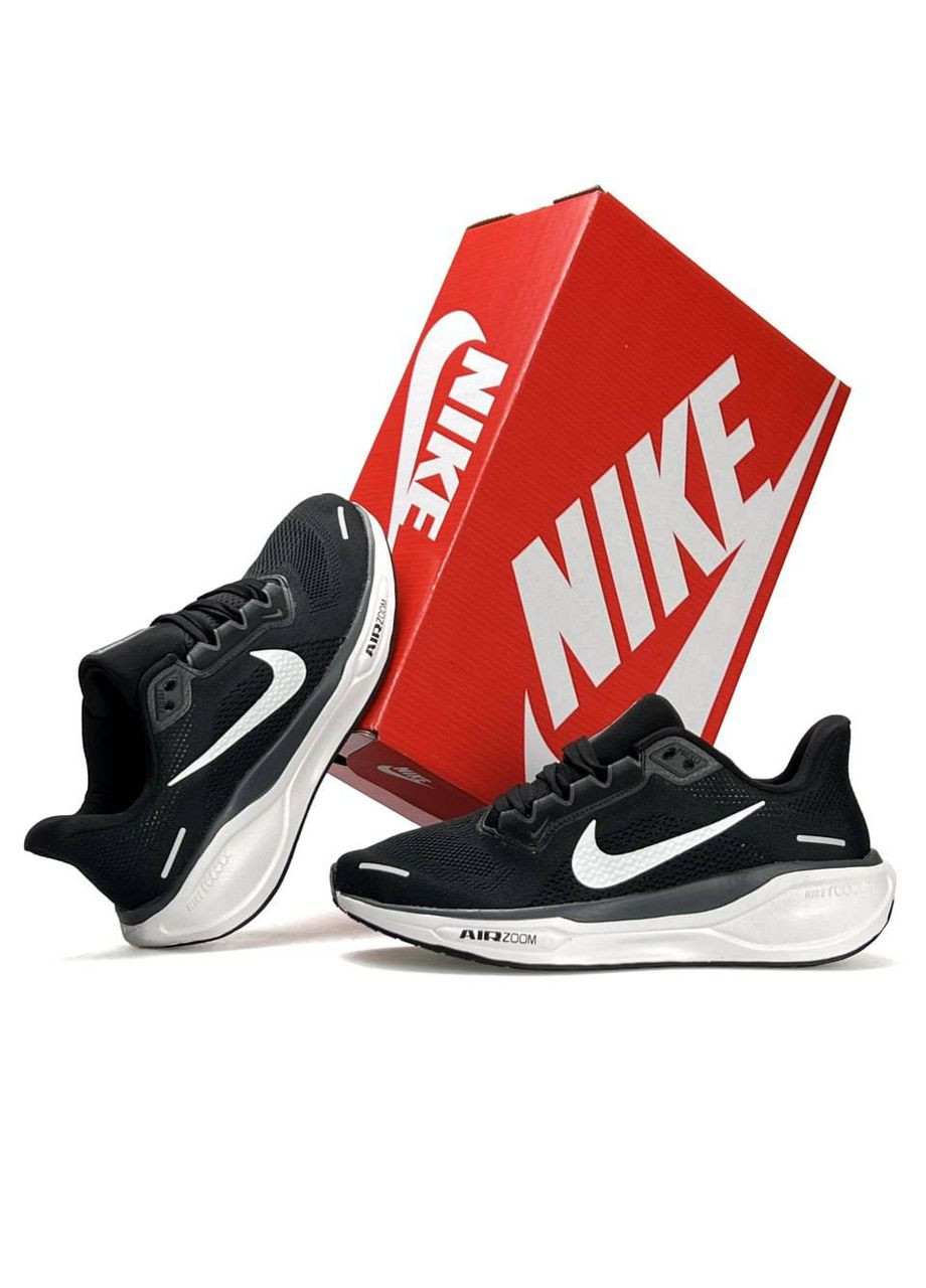 Черно-белые летние кроссовки nike air zoom pegasus 41 grey lime No Brand Air Zoom Pegasus 41 Black White